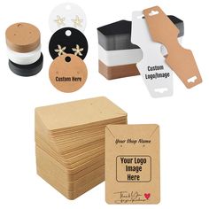 the package includes several different types of tags