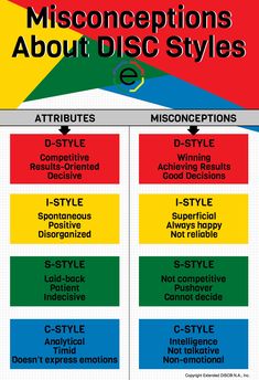 the misconcections about disc styles infographicly displayed on a poster