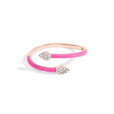 Find your inspiration with our artisan-crafted 14K Rose Gold Pink Enamel Spiral Diamond Ring. This delicate ring features colorful pink enamel with diamonds set in 14K rose gold precious metal to bring chic style to each day. Mens Diamond Jewelry, Enamel Jewellery, Wedding Accessories Jewelry, Rose Gold Pink, Pink Enamel, Delicate Rings, Gems Jewelry, Enamel Jewelry, Precious Metal