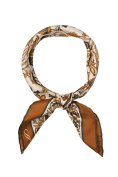 This floral pattern with hand-rolled hems will give your look an elegant twist. This scarf is a testament to timeless craftsmanship, a blend of care, and passion. The classic neckerchief size: Approx. 27" x 27". A comfortably large size that fits most men, unlike smaller bandanas. 100% silk twill: A soft, silky fabric traditionally used in men's tailoring for its look and its drape. Characterized by a diagonal weave which makes it very durable. Hand rolled hems: For the ultimate in luxury and so Luxury Beige Scarf For Formal Occasions, Luxury Beige Formal Scarf, Classic Square Silk Scarf, Elegant White Bandana Scarf, Elegant White Bandana, Classic Square Scarf For Formal Occasions, Elegant Square Scarves For Formal Occasions, Elegant Beige Square Silk Scarf, Elegant Square Scarf For Formal Occasions