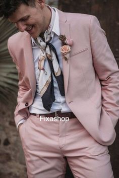 This is a Classy pink 2 Piece Suit by fixashop /crafted from high quality fabric and imported materials. Our products are handcrafted by experienced tailors who make sure the that the stitching is precise, lining is proper and the overall product is sturdy enough to not go out of shape for more than a few years. Also all our products have extra margins in their length, sleeves, sides so it's easily alterable if your size changes after some time. To see more available colours and designs in this collection, Check out the ' Collection' Section. *This is a 2  piece set of a Coat+pant  *We also offer customization so we can provide you an even better fit if you massage us your measurements (in inches) of Chest, Stomach, Waist, Hip, Shoulder and Actual Height after ordering. *Want this product Pink Suit Men, Coat Pant For Men, Mens Wedding Suits, Suit For Wedding, Dinner Suit, Pink Two Piece, Suit Covers, 2 Piece Suit, Pink Suit