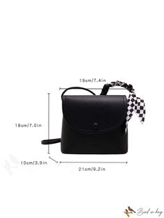 BirdinBag - Stylish Summer Bucket Bag: Spacious Womens Crossbody Shoulder Bag with Ample Storage Casual Square Satchel With Hasp Closure, Casual Black Shoulder Bag With Hasp Closure, Large Capacity Crossbody Bag As Fashion Accessory, Trendy Satchel With Hasp Closure, Casual Satchel Phone Bag With Detachable Strap, Casual Phone Bag With Detachable Strap, Satchel Shape, Casual Handheld Shoulder Bag, Casual Handheld Bag, Casual Square Shoulder Bag With Hasp Closure