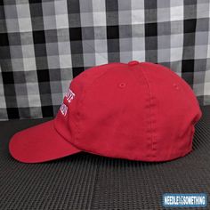 "◄ DESCRIPTION ► Maybe we can give Kanye a hand and show our support with this \"Make Kanye Great Again\" embroidered Red 100% cotton hat! Let the people around know that you want to see the rap superstar shine again. Let's make him great again everyone! ★ See for yourself how we maintain a 5-Star Rating on all Sales Channels and Social Media. ★ - What sets us apart from the competition? Our attention to detail. Also, we use only the highest quality thread and equipment intended for all your fas Red Cotton Trucker Hat With Embroidered Logo, Embroidered Cotton Baseball Cap, Embroidered Cotton Fitted Baseball Cap, Embroidered Cotton Fitted Hat With Curved Bill, Red Cotton Snapback Hat With Embroidered Logo, Embroidered Cotton Fitted Hat With Curved Brim, Red Cotton Hats With Curved Bill, Embroidered Cotton Hat For Streetwear, Red Cotton Hat With Curved Bill