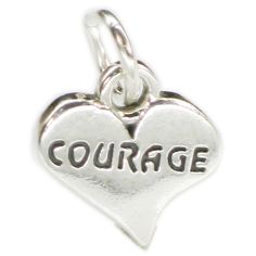 - - - Courage heart Sterling Silver .925 Charm Fitting - Jump Ring - NOT suitable for bead bracelets - NOT suitable for Pandora bracelets - to fit a Pandora bracelet or another design please send a message before purchasing so we can advise the additional fitting that you need to buy Strength and Love charms Sterling Silver Charm 925 Love & Hearts Charm Fitting - Jump Ring Maldon Jewellery Traditional Sterling Silver 21370 REF CF Moderno No Stone Please note, we do NOT supply gift boxes, so your item will NOT come in a gift box. Please also note that most connecting rings will NOT be soldered, and for your peace of mind, we recommend you have them soldered by your own local jeweller, as we do not have soldering facilities. If you have purchased a converter or clip or fitting and would like Inspirational Charms Jewelry For Anniversary, Everyday Meaningful Sterling Silver Charm Necklace, Everyday Meaningful Sterling Silver Charm Necklaces, Nickel Free Sterling Silver Pendant Charm Necklace, Valentine's Day Heart-shaped Open Heart Charms, Valentine's Day Heart Charm, Meaningful Nickel-free Pendant Charm Necklace, Symbolic Heart Shaped White Gold Jewelry, Symbolic Heart Charm Jewelry For Anniversary