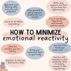 Here are just a few ways to practice being less emotionally reactive when you want to be less emotionally reactive✨The strategy that I find absolutely the BEST one for me is walking away to go “storm write” all of my intense feelings and thoughts, my anger or sadness… Sometimes, I then do a personal @canva story with visuals as I start to calm down. I find the first strategic (writing) gets all of the intenseness OUT… Big Feelings, Therapy Quotes, Mental Health Counseling, Writing Therapy, Therapy Counseling, Counseling Resources, Emotional Awareness