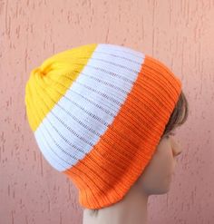 Hello, dear visitors! ***Maverique Pride gift**** COLORS from top to bottom : yellow, white, orange.* To order another color combination, or any other hats in this style, please contact me.Shipping time is 1-2 weeks to Europe and 3-4 weeks to the rest of the world but it can take few days more.Colors may vary based upon your screen resolution.Welcome to my shop! https://www.etsy.com/ru/shop/KnittingAndDesign?ref=hdrThank you for visiting my etsy store. Playful Adjustable Orange Hat, Playful Yellow Beanie Hat, Orange Hat With Curved Brim, One Size Fits Most, Orange Hat With Curved Brim, Yellow Brimmed Hat One Size, Fun Orange Adjustable Hat, Orange Curved Brim Hat, One Size, Casual White Beanie As Gift, Retro Orange Bucket Hat