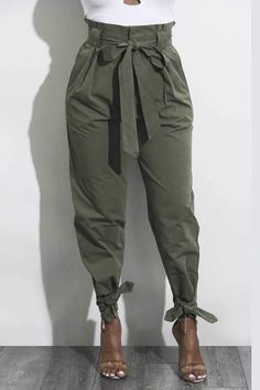 High Waisted Bow Ttie Waist Cargo Pants Baggy Trousers – sunifty Camo Pants Streetwear, Black Cargo Pants Women, Joggers Women, Plain Pants, Pants Streetwear, Baggy Trousers, Black Cargo Pants, Outfit Trends, Camo Pants