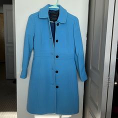 Like New Condition. Only Worn A Few Times. Double-Cloth Wool With Thinsulate Lady Day Coat, Ladies Day, J Crew, Color Blue, Jackets & Coats, Jackets For Women, Like New, Wool, Women Shopping