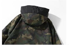 Camouflage Jacket *Please make sure you pick the right size and check the measurements! Key Characteristics: Double side Windbreaker Material is Cotton and Polyester Shipping: Guaranteed safe + secure checkout 100% money back guarantee Not sold in stores, limited quantity available Camouflage Jacket, Camouflage