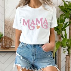 FREE SHIPPING! This adorable retro themed t-shirt comes in several sizes ranging from XS to XL and is made from super soft 100% cotton. This vintage style design is part of our loving moms collection which is aimed to show appreciation for all mothers, new and experienced. Perfect as a gift or for every-day casual wear. Check out our other designs for even more groovy styles 😊 Please Note: All color options shown on the color chart may not be shown in the color option selections due to conflicting colors of the design. If you would like a color shown on the color chart that is not listed as an option to purchase, please reach out to us! We're happy to create and send you a mockup of the design with your preferred color. If you would like to purchase, we will gladly add your color selectio Casual Sublimation Print T-shirt For Mother's Day, White Cotton Top For Mother's Day, White Cotton Tops For Mother's Day, Mother's Day Crew Neck Cotton Shirt, Mother's Day Cotton Crew Neck Shirt, White T-shirt With Letter Print For Mother's Day, Mother's Day Crew Neck Shirt With Text Print, Mother's Day Cotton T-shirt With Sublimation Print, Mother's Day Graphic Tee With Letter Print