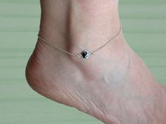 Sterling silver yin yang anklet bracelet. All components are 925 sterling silver. Available sizes: 8.30" + 2" extension chain (21 cm + 5 cm) 8.70" + 2" extension chain (22 cm + 5 cm) 9.10" + 2" extension chain (23 cm + 5 cm) Yin yang piece: 0.35" x 0,.35" (0,9 x 0,9 cm). Shipping: By Postal Service (no tracking). If you need tracking please choose another shipping option when you order it. You can see other models  https://www.etsy.com/es/shop/Malukart Adjustable Sterling Silver Bracelet Anklets, Minimalist Sterling Silver Anklets In Silver, Silver Sterling Silver Anklet For Gift, Silver Minimalist Anklets For Gift, Silver Minimalist Flexible Jewelry, White Sterling Silver Anklets As Gift, Elegant Flexible Silver Anklets, Minimalist Hypoallergenic Sterling Silver Anklets, Sterling Silver Anklets With Silver Chain As Gift