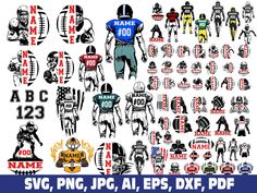 football player svg, dxf, eps and png files