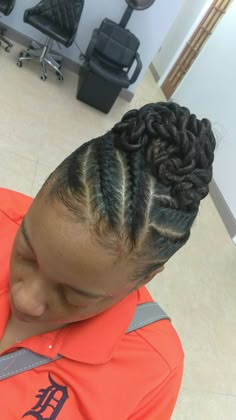 Hairstyles For Short Hair Braids, Cornrow Updo Hairstyles, Short Hair Braids, Flat Twist Hairstyles, Cabello Afro Natural, Natural Braided Hairstyles, Flat Twist Updo, Twisted Hair