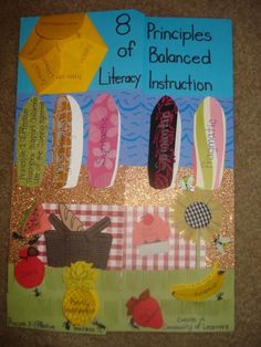 an image of a children's book about the 8 principles of balanced library instruction