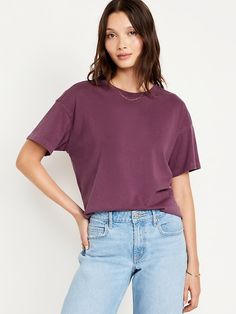 Vintage T-Shirt | Old Navy Trendy Solid T-shirt With Shirttail Hem, Soft-washed Relaxed Fit Crew Neck T-shirt, Casual Relaxed Fit Short Sleeve T-shirt, Casual Cropped T-shirt With Crew Neck, Soft-washed Crew Neck Short Sleeve Top, Relaxed Fit Scoop Neck T-shirt For Summer, Casual Relaxed Fit Muscle Tee, Summer Relaxed Fit Scoop Neck T-shirt, Summer Scoop Neck T-shirt With Relaxed Fit