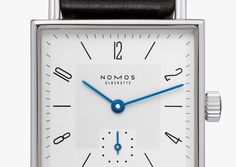 Tetra 27 — NOMOS Glashütte Blue Rectangular Timeless Watch, Timeless Blue Rectangular Watch, Timeless Silver Square Watch, Blue Rectangular Business Watches, Classic Blue Rectangular Watch Accessories, Rectangular Blue Quartz Watches, Modern Square Face Watch For Formal Occasions, Square Formal Watch With Subdials, Formal Square Watch With Subdials