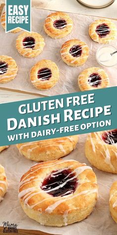 Gluten Free Pastries Recipes, Gluten Free Breakfast Desserts, Gluten Free Easy Breakfast Ideas, Gluten Free Yeast Recipes, Gluten Free Breakfast Pastry, Gluten Free Breakfast Pastries, Healthy Eating Gluten Free, Dairy Free Gluten Free Thanksgiving, Gluten Free Cream Cheese Danish