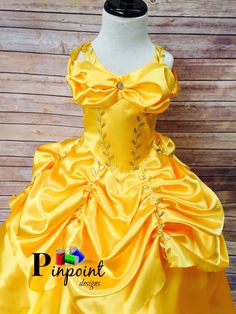 Beautiful gown fit for a real princes. It's made from scratch , the back is corset style so it's ajustable. If you want other princess , just let me know and I'll be happy to design it for you. It takes 3-4 weeks to be ready. I'll ship USPS priority mail which takes 2-3 days to arrive. Plan for the timing. If you need a rush order, contact me and I'll let you know if it's posible. I'll add the tracking number here as soon It's shipped, keep in mind I have no control of the package from that poin Princess Style Fitted Ball Gown For Dress-up, Princess Style Gold Gown For Dress-up, Princess Dress With Fitted Bodice For Dress-up, Gold Princess Pageant Dress For Dress-up, Princess Style Dress With Fitted Bodice For Dress-up, Yellow Princess Wedding Gown, Princess Style Fitted Gown For Dress-up, Princess Dress With Fitted Bodice Ball Gown For Dress-up, Princess Ball Gown With Fitted Bodice For Dress-up