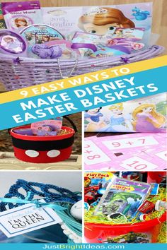 the ultimate disney easter basket for kids