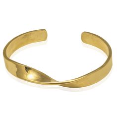 925 sterling silver 14k gold vermeil Made to order! One Size Gold Cuff Bracelet, Gold Bracelet Cuff, Gold Cuffs, Gold Vermeil, Cuff Bracelet, Twist, 925 Sterling Silver, Cuff, Bracelet