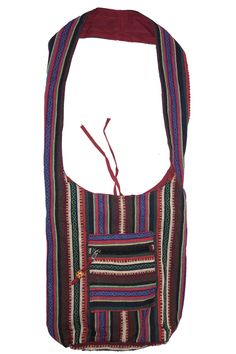 "Our Sunshine Joy Woven Shoulder Hobo Bags are perfect for the person on the go. Great for trips to the beach, camping, festivals, picnics, a night out and more.  These high-quality bags feature a sturdy double interlocking \"lockable\" zipper top, a secure, zippered pocket on the outside of the bag, and an inner pouch.   This bag measures approximately 13 x 14 x 4 inches (H x L x W) with a 20\" fixed strap.  100% cotton. Made in India." Casual Bags With Cell Phone Pocket For Festival, Casual Shoulder Bag With Cell Phone Pocket For Festivals, Multicolor Summer Shoulder Bag With Pockets, Summer Outdoor Bags With Zipper Closure, Summer Outdoor Bag With Zipper Closure, Summer Outdoor Shoulder Bag With Zipper Closure, Outdoor Multicolor Bags With Cell Phone Pocket, Multicolor Shoulder Bag With Pockets For Festival, Multicolor Summer Bags With Pockets