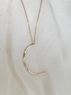 Luna Moon Necklace | James Michelle Jewelry Dainty Moon Necklace, Twisted Wire Rings, Moon Necklace Silver, Gold Moon Necklace, Luna Moon, Necklaces Handmade, Mama Necklace, Pvd Coating, Stay Wild Moon Child