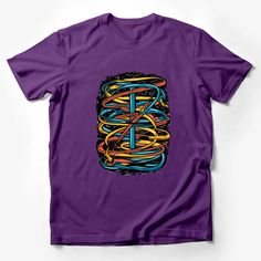 Abstract Graffiti Art T-Shirt, Colorful Urban Streetwear, Unisex Cotton Tee, Modern Art Inspired Fashion Male T-Shirt Custom graphic T-Shirt.Customize your color Abstract Graffiti Art, Fun Multicolor Streetwear T-shirt, Playful Multicolor T-shirt For Streetwear, Multicolor Relaxed Fit T-shirt With Graffiti Print, Art Inspired Fashion, Urban Cotton T-shirt With Graffiti Print, Abstract Graffiti, Urban Multicolor Graffiti Print T-shirt, Streetwear Male