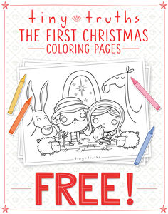 We've taken the illustrations from our tiny truths Illustrated Bible and turned them into coloring pages as a Christmas gift from us to you! Illustrated Bible, I Am Special, Christmas Bible, Easy Lessons, Bible Coloring Pages, Help Yourself, Fun Worksheets, Bible Coloring