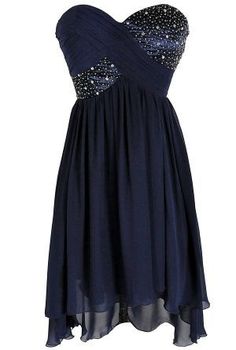 Dark Blue Homecoming Dress, Blue Homecoming Dresses Short, डिजाइनर कपड़े, Homecoming Dress Short, Mode Tips, Cheap Homecoming Dresses, Blue Homecoming Dresses, Beaded Prom Dress, Short Prom Dress