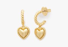 Golden Hour Huggies | KATE SPADE Spade Earrings, Kate Spade Jewelry Earrings, Clothing Gifts, Kate Spade Earrings, Spade Jewelry, Kate Spade Jewelry, Holiday Sales, Clothes Gift, Golden Hour