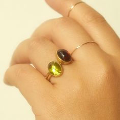 A delicious ring, set in 18k gold with a slick, juicy garnet cabochon. Satomi Kawakita, Catbird Jewelry, Birthday Treats, Recycled Gold, Ring Set, Garnet, 18k Gold, Jewelry Design, Ring Size