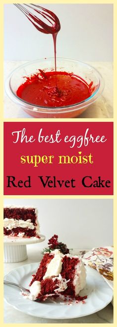 the best egg free super moist red velvet cake