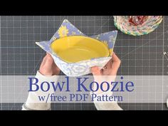 bowl koozie w / free pattern