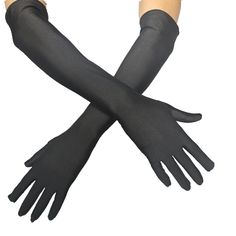 PRICES MAY VARY. 🍃Stretchy Material: 90% Nylon, 10% Spandex。High quality stretchy satin fabric and easy to put on. 🍃Fit for most adults: 21.6"/55cm long from the fingertip to the end of the glove.The end width is 4.7 inches when laying flat, suitable for most adults 🍃Easy to paired: Tightly stitched and wrinkle-free soft fabric is kind and non-invasive, suitable for most adults to wear and can be paired with any vintage themed costumes 🍃Elegance Design: Those Long Opera gloves are simply ama Women Halloween Costumes, Themed Costumes, Elbow Length Gloves, Party Costumes, Gloves For Women, Opera Gloves, Long Gloves, Women Halloween, Women Formals