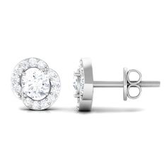 Product Details Make a statement with these dazzling halo stud earrings, featuring high-quality natural diamonds set in lustrous gold. The diamonds are carefully selected for their superior sparkle and brilliance, and are surrounded by a halo of smaller diamonds for added elegance. These diamond stud earrings are a timeless and versatile addition to any jewelry collection, perfect for adding a touch of glamour to any outfit. Product Information SKU SHP-EARRINGS032210245 Length 5.6 mm Width 5.4 m Halo Stud Earrings, Halo Earrings Studs, Earrings In Gold, Diamond Stud Earrings, Diamond Stud, Diamond Halo, Real Diamonds, Quality Diamonds, Diamond Earrings Studs