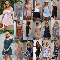 Women Summer Boho Short Maxi Dress Evening Cocktail Party Beach Dresses Sundress | eBay Knee-length Summer Party Dresses, Spring Holiday A-line Dress, Summer A-line Dresses For Garden Party, Summer Party A-line Dress, Casual A-line Dress For Beach Season, Summer Party Dresses In Mini Length, Elegant Short Sleeve Dress For Beach Season, Summer Vacation A-line Dress, Summer Party Mini Dress With Short Sleeves