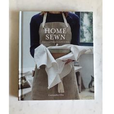 a cookbook with the title home sewn written on it's front cover