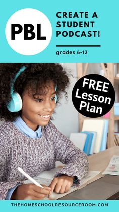 Podcast Project for Students: A Free PBL Lesson Plan - The Homeschool Resource Room Student Podcast Project, Project Based Learning Middle School, Podcast Planning, Cross Curricular Projects, Media Literacy Lessons, Pbl Projects, Podcast Topics, Students Day, Middle School Language Arts