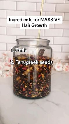 Asian Hair Growth Secrets, Best Herbs For Hair Growth, Diy Hair Oil For Hair Growth, Indian Hair Care Products, Fenugreek For Hair Growth, Diy Hair Products, Hair Growth Recipes