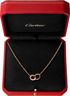 Luxury Cartier Necklaces For Wedding, Luxury Cartier Necklace For Wedding, Cartier Luxury Wedding Necklace, Cartier Rose Gold Jewelry With Diamond Accents, Cartier Fine Jewelry With Diamond Accents, Elegant Cartier Rose Gold Jewelry, Cartier Necklaces For Anniversary, Cartier Jewelry With Diamond Accents For Gift, Cartier Jewelry With Diamond Accents As Gift