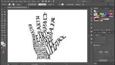 an image of a hand with the words power written in it