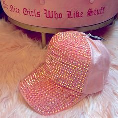 Sparkle! Sparkle! Sparkle! Gorgeous Bubblegum Pink Rhinestone Embellished Snapback Hat Please Ask All Questions Prior To Purchase -Sales Are Final Curved Brim Baseball Cap For Parties, Trendy Rhinestone Party Hats, Trendy Party Hats With Rhinestones, Pink Adjustable Baseball Cap For Party, Adjustable Rhinestone Baseball Cap For Party, Pink Baseball Cap For Party, Pink Snapback Baseball Cap For Party, Trendy Pink Party Baseball Cap, Funky Pink Snapback Hat