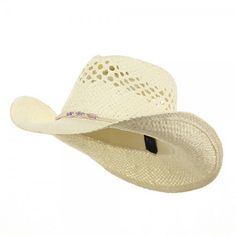 Western - Brown Outback Toyo Cowboy Hat | Coupon Free | e4Hats.com Woven Sun Hat With Short Brim For Rodeo, Adjustable White Fedora Straw Hat, White Country Hat In Toquilla Straw, White Country Style Hat In Toquilla Straw, White Country Style Toquilla Straw Hat, White Curved Brim Straw Hat For Country Events, White Toquilla Straw Hat For Country Events, Wide Brim Woven Straw Hat For Rodeo, Woven Wide Brim Straw Hat For Rodeo