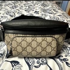 Gucci Gg Supreme Eden Belt Bag 450946 Waist Pouch. Pre-Owned Bag In Great Condition. Barely Used And Clean Inside Out. Does Not Have Box Or Dustbag. Just Purse By Itself. No Signs Of Wear Or Tear. Brown Gucci Crossbody Bag, Black Monogram Canvas Pouch Shoulder Bag, Designer Monogram Canvas Crossbody Belt Bag, Brown Monogram Canvas Crossbody Belt Bag, Classic Monogram Canvas Belt Bag For Everyday, Designer Belt Bag With Gold-tone Hardware For Travel, Black Monogram Canvas Pouch Bag, Gucci Black Crossbody Bag, Brown Monogram Canvas Belt Bag For Everyday Use