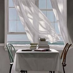 an image of a table with books on it in front of a window that says photo linked by davidupparist and 2, 150 others