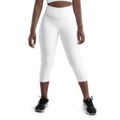 These yoga capri leggings with a high, elastic waistband are the perfect choice for yoga, the gym, or simply a comfortable evening at home.  * 82% polyester, 18% spandex * Very soft four-way stretch fabric * Comfortable high waistband * Mid-calf length * Flat seam and coverstitch * Blank product components in the US and Mexico sourced from China * Blank product components in the EU sourced from China and Lithuania Yoga Capris, Womens Leggings, Comfy Pants, Fleece Sweatpants, Yoga Gym, Gym Leggings, Intense Workout, Capri Leggings, Lithuania