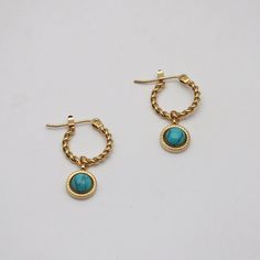 Etta Hoops Hug Rings, Turquoise Earrings Gold, Leaf Ear Cuffs, Amazonite Earrings, Stainless Steel Bracelet Men, Drop Hoop Earrings, Nameplate Necklace, Snake Earrings, Love Hug