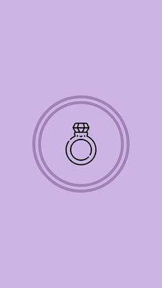 an image of a ring on a purple background