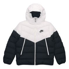 Are you an avid lover of Nike down jackets? If so, you will be glad to know that KICKS CREW offers the best selection of Nike Black Hooded Down Jackets. Whether you are in need of a lightweight option for mild weather or a heavy-duty one to protect from inclement conditions, we have exactly what you need. With multiple sizes and styles available, we guarantee that our Nike black hooded down jackets will meet all your winter apparel needs! (Men's) Bobojaco Nike, White Windproof Puffer Jacket, White Windproof Puffer Jacket With Long Sleeves, White Windproof Long Sleeve Puffer Jacket, Hooded Nylon Puffer Jacket For Winter Sports, Sporty Puffer Jacket With Adjustable Hood For Cold Weather, Functional White Hooded Jacket With Detachable Hood, Sporty Down Outerwear With Detachable Hood, Sporty Down Puffer Jacket With Adjustable Hood