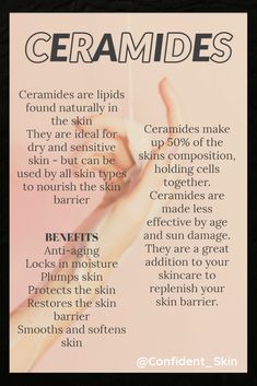 What Are Ceramides, Ceramides Benefits, Ceramides Skin Care, Skin Care Business, Skin Care Guide